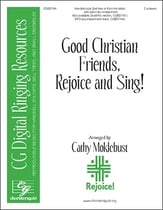 Good Christian Friends, Rejoice and Sing! Handbell sheet music cover